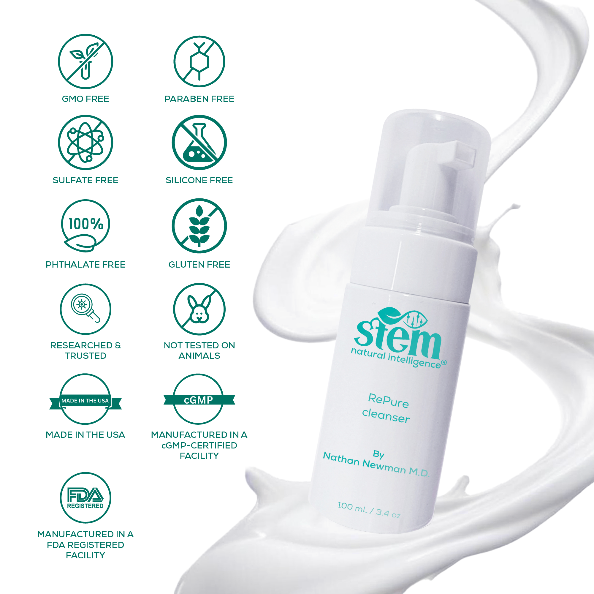 RePure cleanser call outs