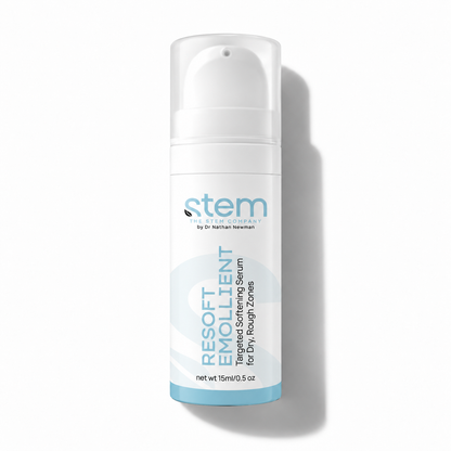The Stem Company Resoft Emollient 15ml bottle on a white background